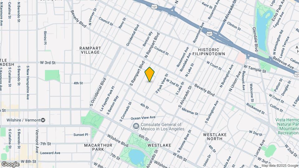 239 S Carondelet St Map and Location Details