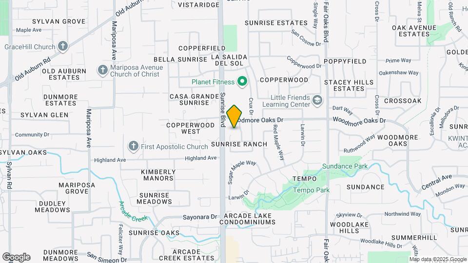 6803 Trovita Way Map and Location Details