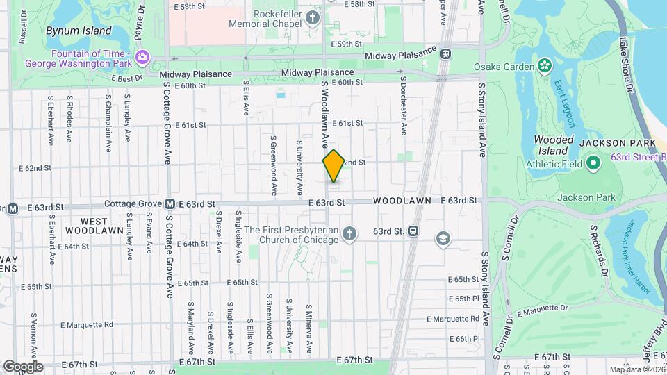 6241 S Woodlawn Ave Map and Location Details