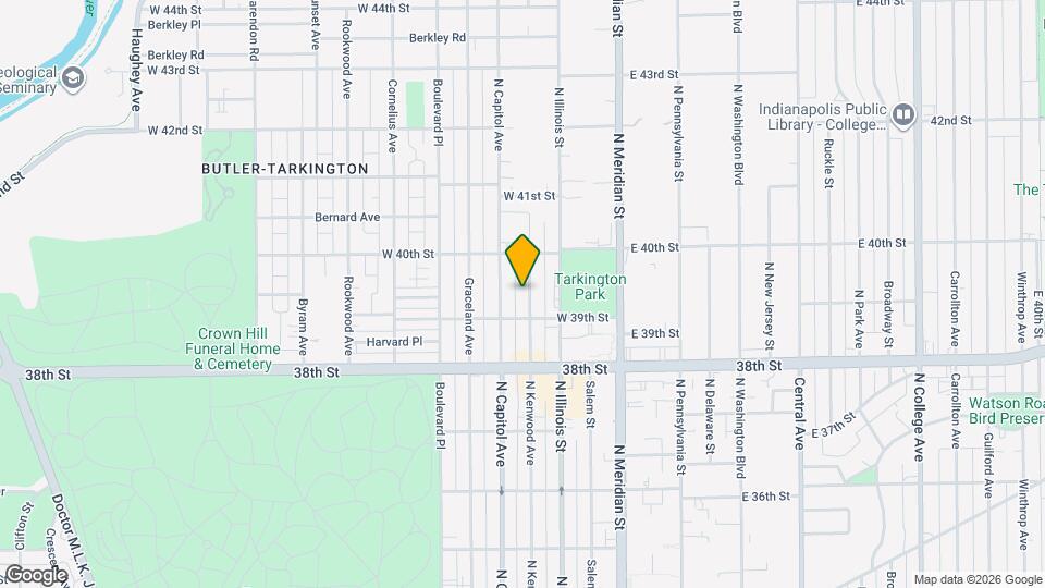 3928 N Kenwood Ave Map and Location Details