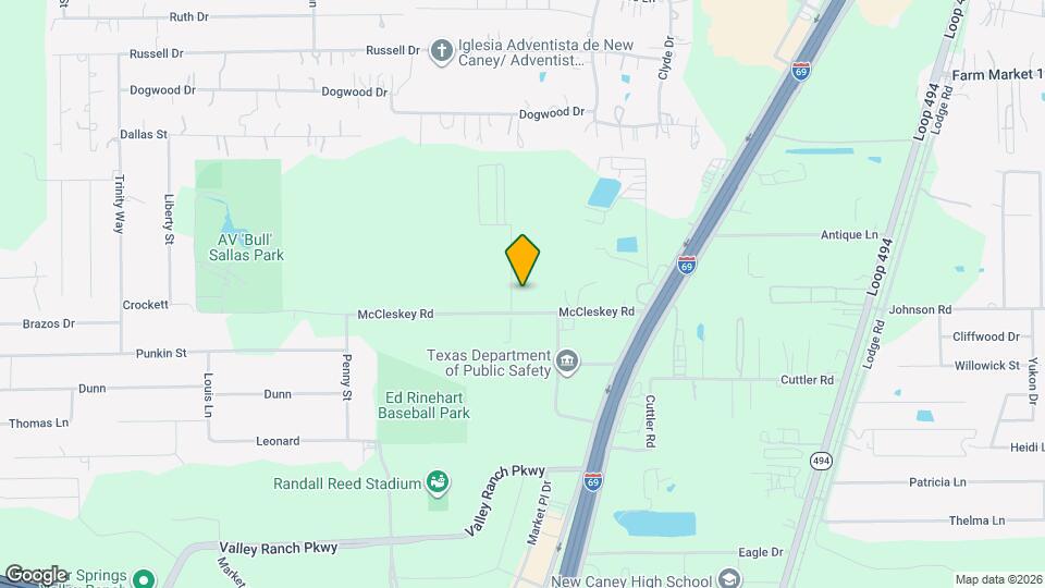 McCleskey Meadows Map and Location Details