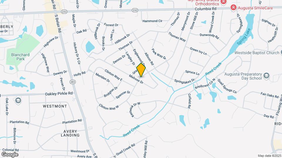 610 Merrymont Dr Map and Location Details