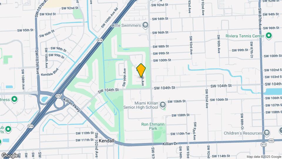 9801 SW 103rd St Map and Location Details
