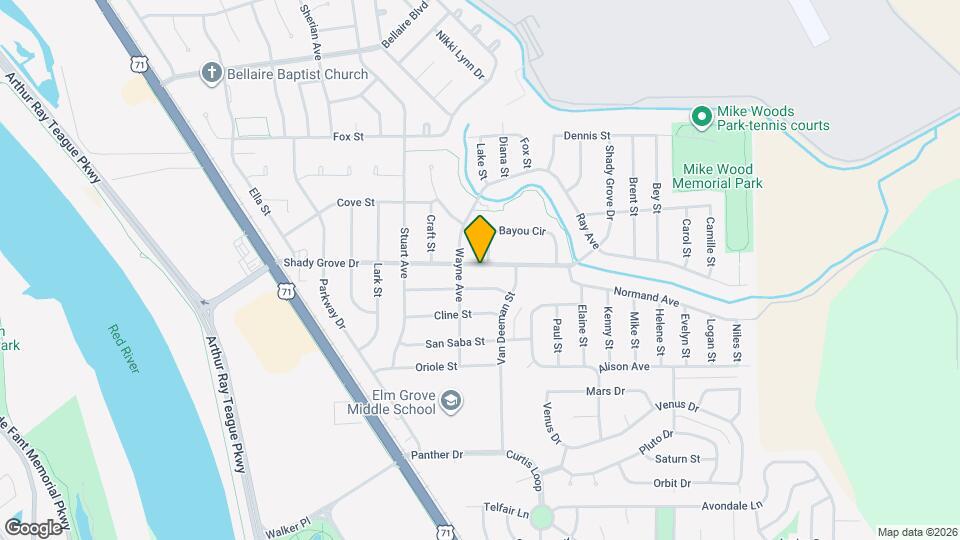 1706 Shady Grove Dr Map and Location Details