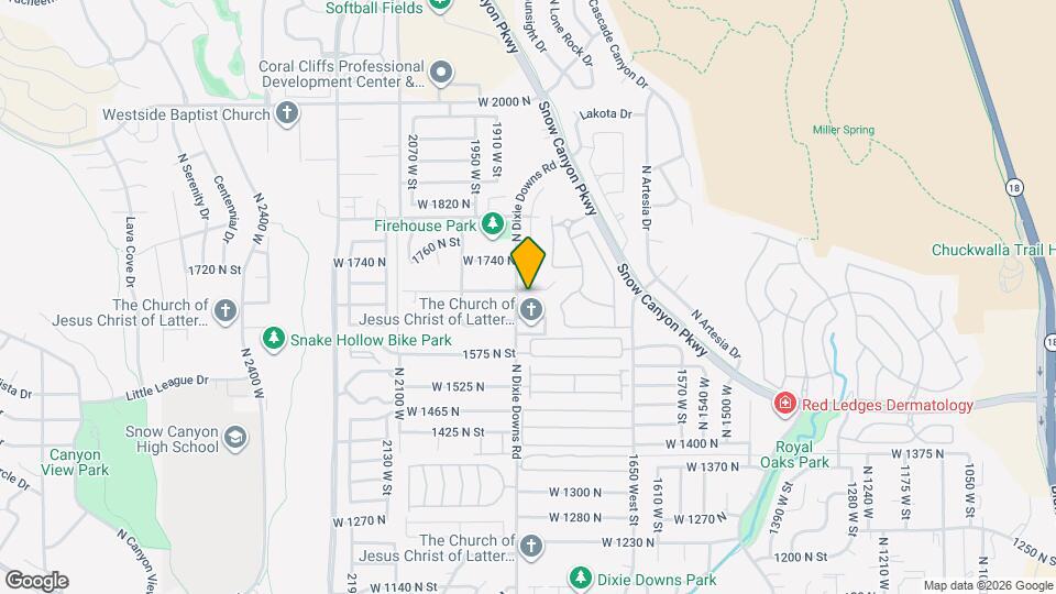 1806 N Dixie Downs Rd Mapa y Detalles de la Ubicación
