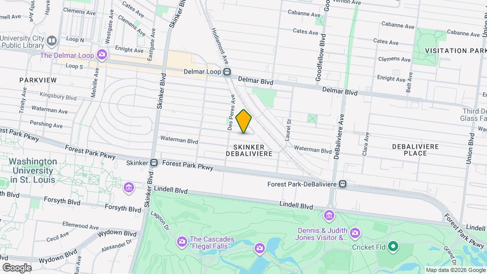 5932 McPherson Ave, Unit 2nd Floor Mapa y Detalles de la Ubicación