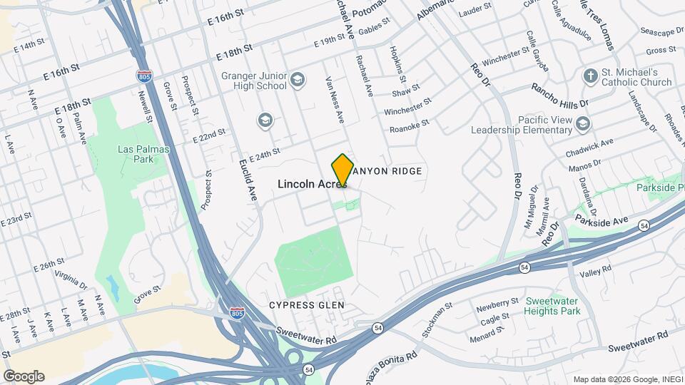 2840 Ridgeway Dr Map and Location Details