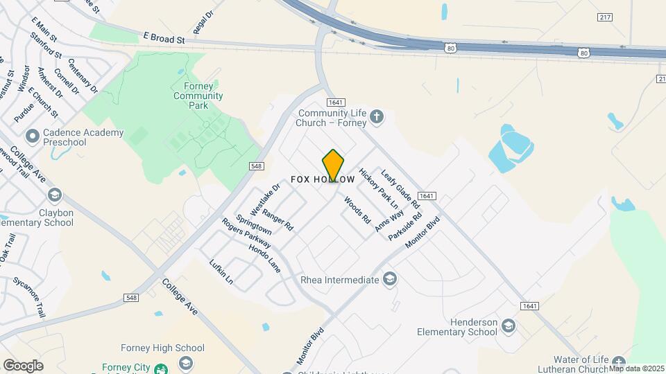 213 Fox Hollow Blvd Mapa y Detalles de la Ubicación