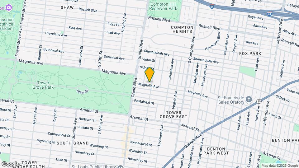 3505 Magnolia Ave Mapa y Detalles de la Ubicación