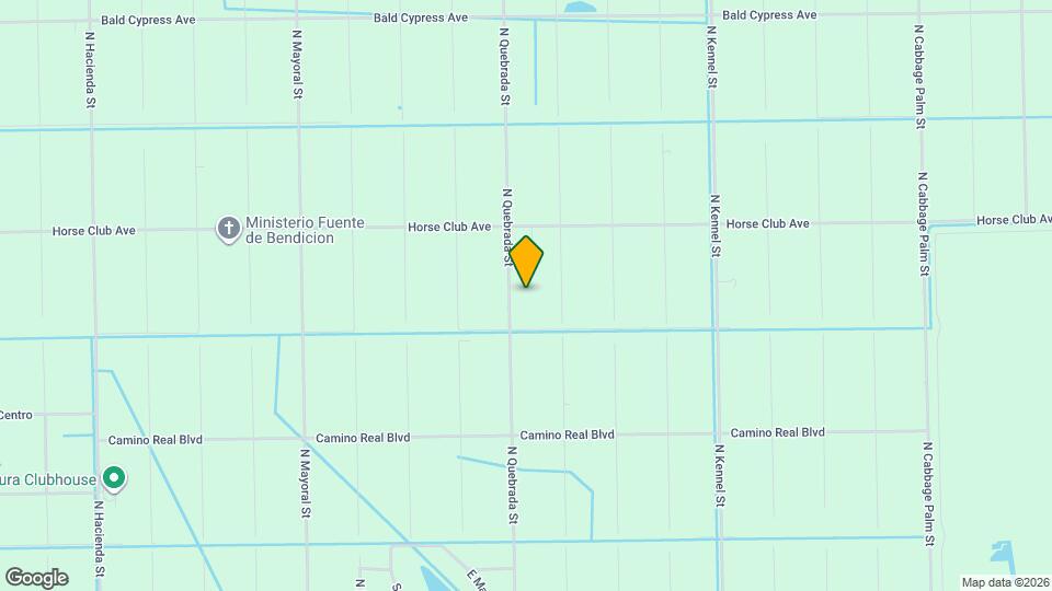 435 N Quebrada St Map and Location Details