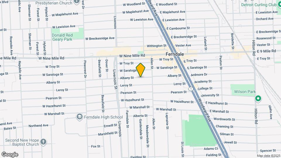 531 Albany St Map and Location Details