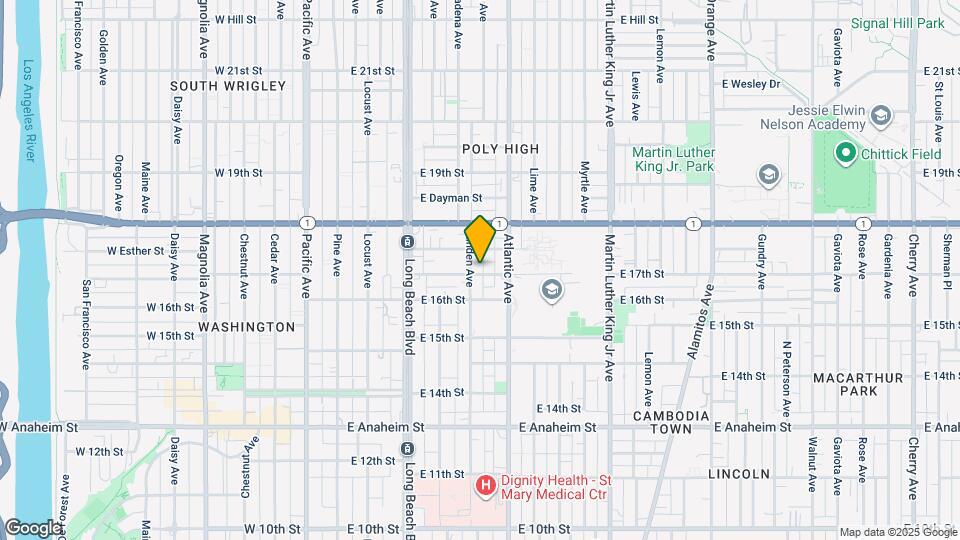 519 E 17th St Map and Location Details