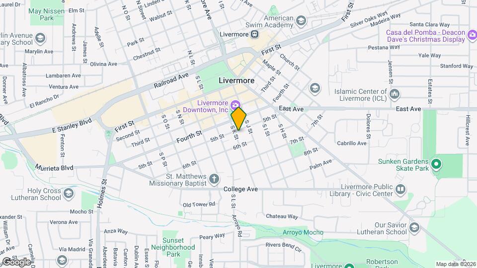 508 S K St Map and Location Details