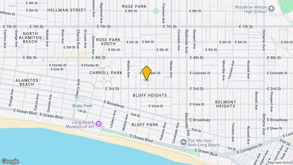 319 Gladys Ave Mapa y Detalles de la Ubicación