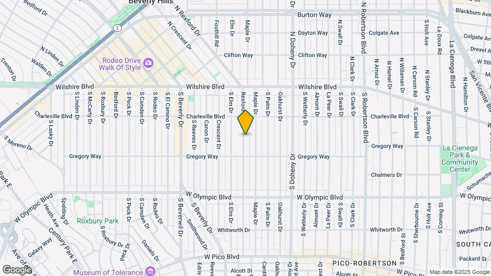 240 S Rexford Dr Map and Location Details
