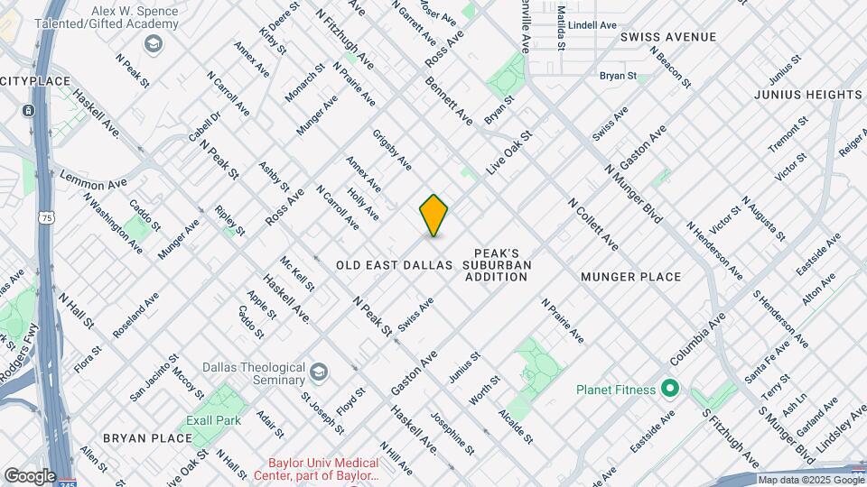 1254 Annex Ave Mapa y Detalles de la Ubicación