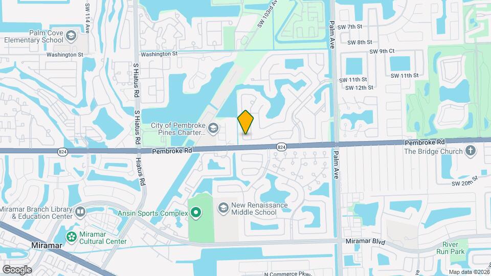 1581 SW 106th Ave Map and Location Details