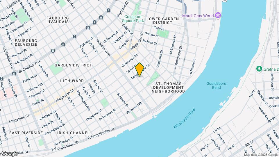725 Josephine Dr Mapa y Detalles de la Ubicación