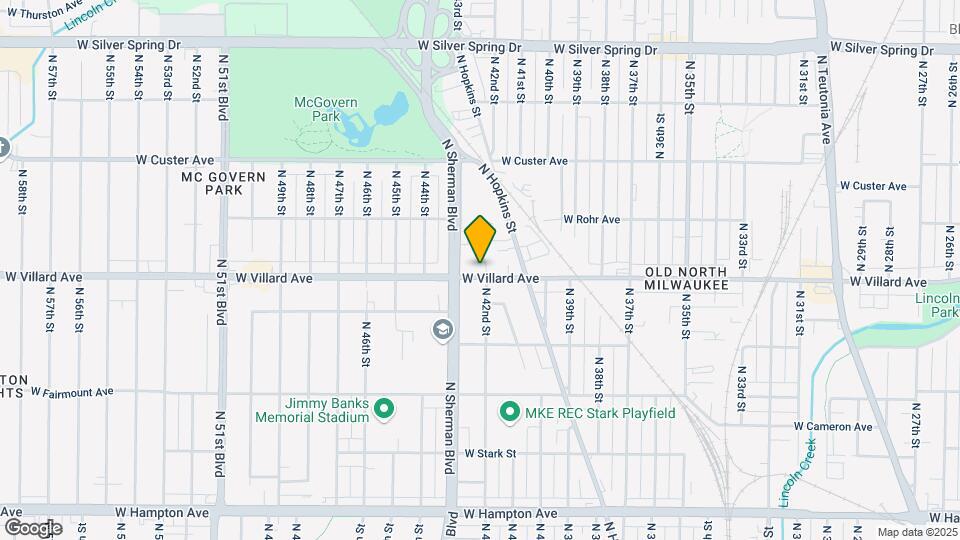 4208 W Villard Ave Map and Location Details
