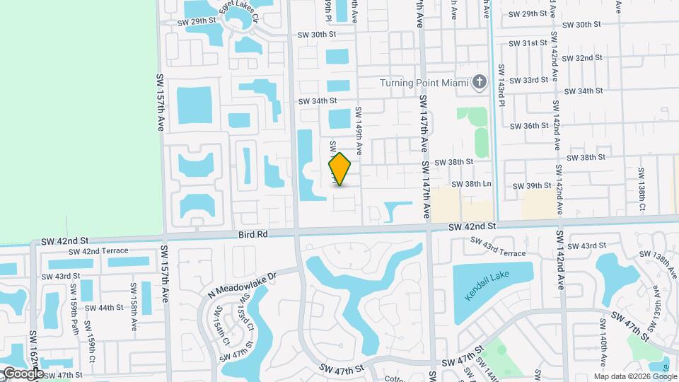 14956 SW 39th St Map and Location Details