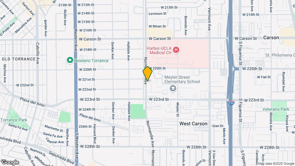 22114 Normandie Ave-Unit -22114 Map and Location Details