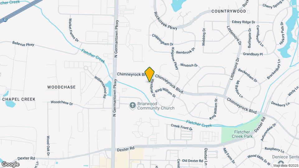 2025 Westbriar Dr Map and Location Details