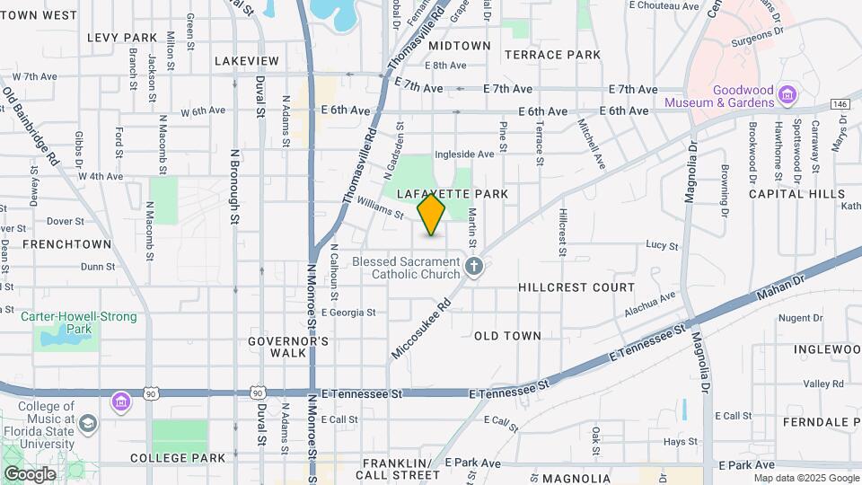 518 McDaniel St Map and Location Details