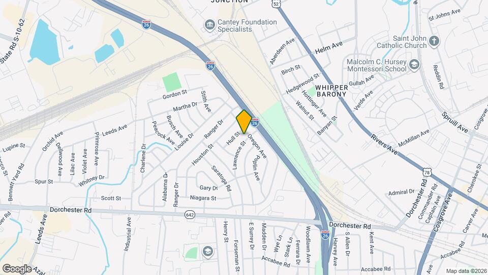 2652 Lawrence St Map and Location Details