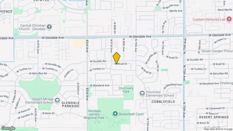 8023 W Krall St Map and Location Details