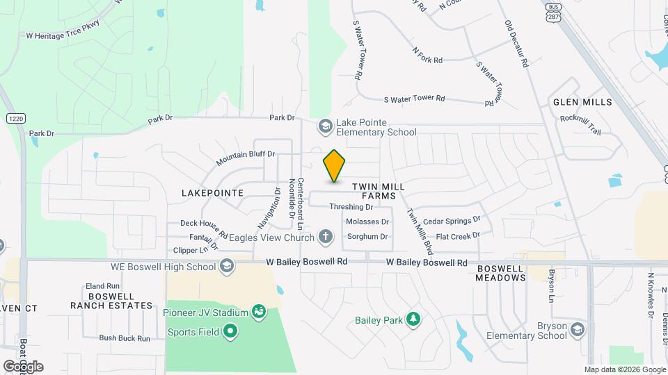 5404 Thornbush Dr Map and Location Details