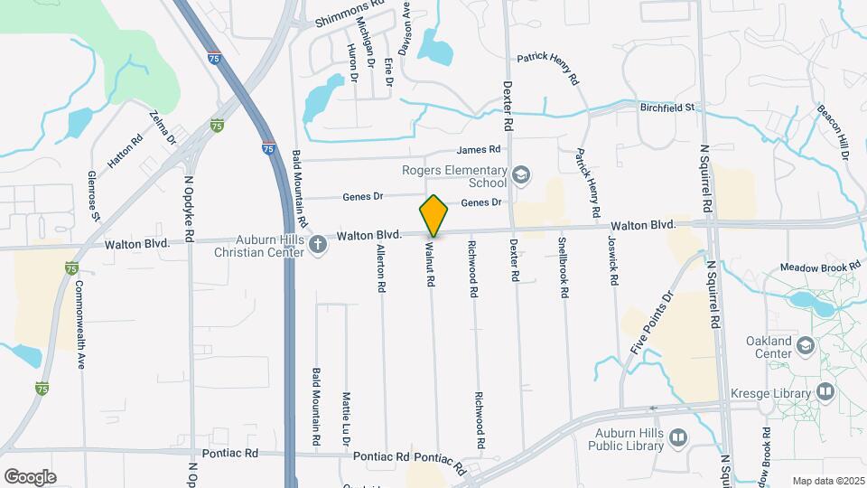 2800 Walton Blvd. Map and Location Details