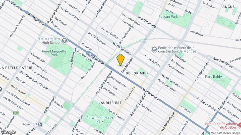 5428 Cartier Rue Map and Location Details