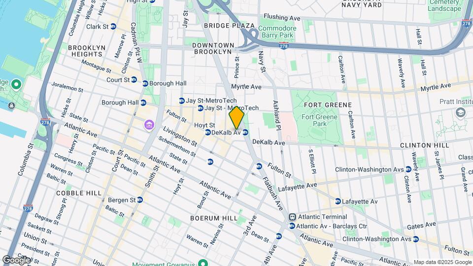 9 DeKalb Ave Map and Location Details