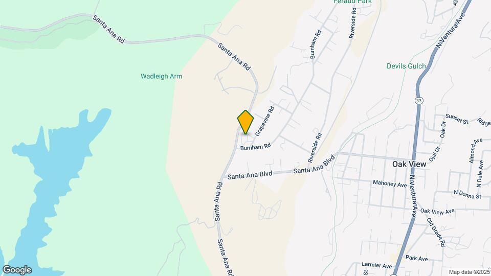 Lake Casitas Mobile Home Estates Mapa y Detalles de la Ubicación