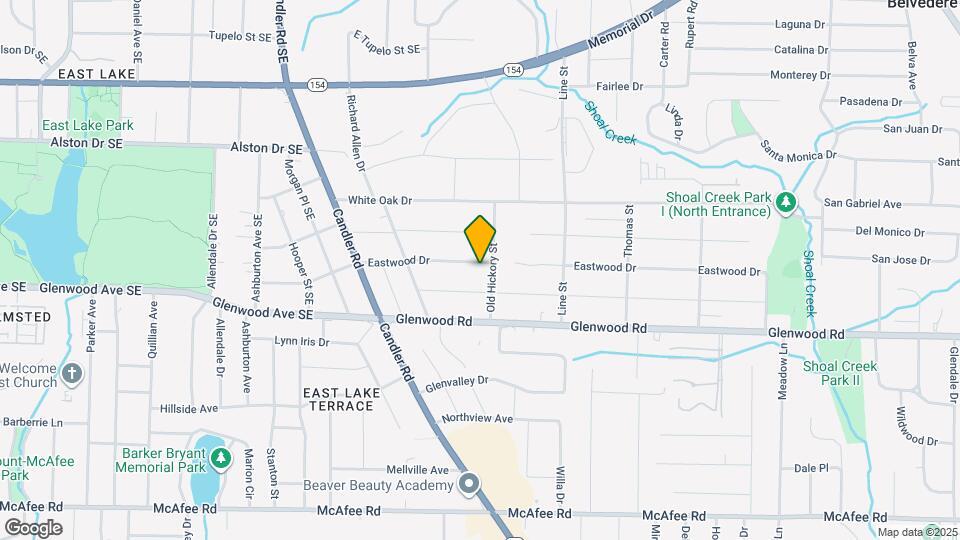 2599 Eastwood Dr Map and Location Details