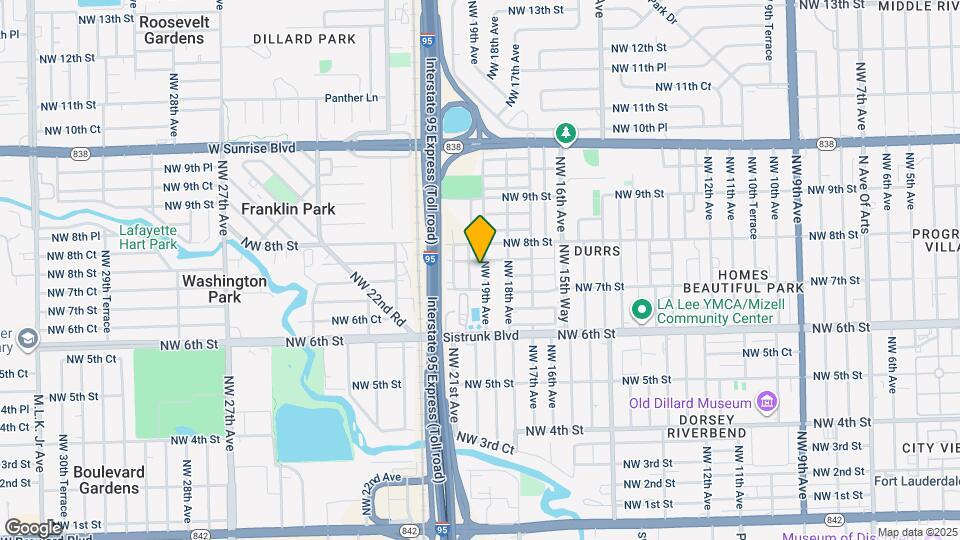 723 NW 19th Ave Map and Location Details