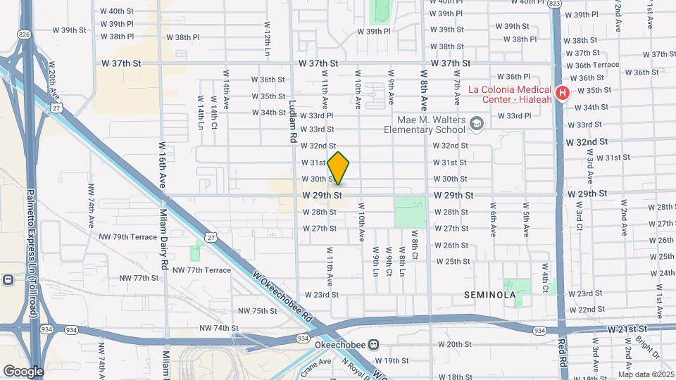 1065-1079 W 29th St Mapa y Detalles de la Ubicación