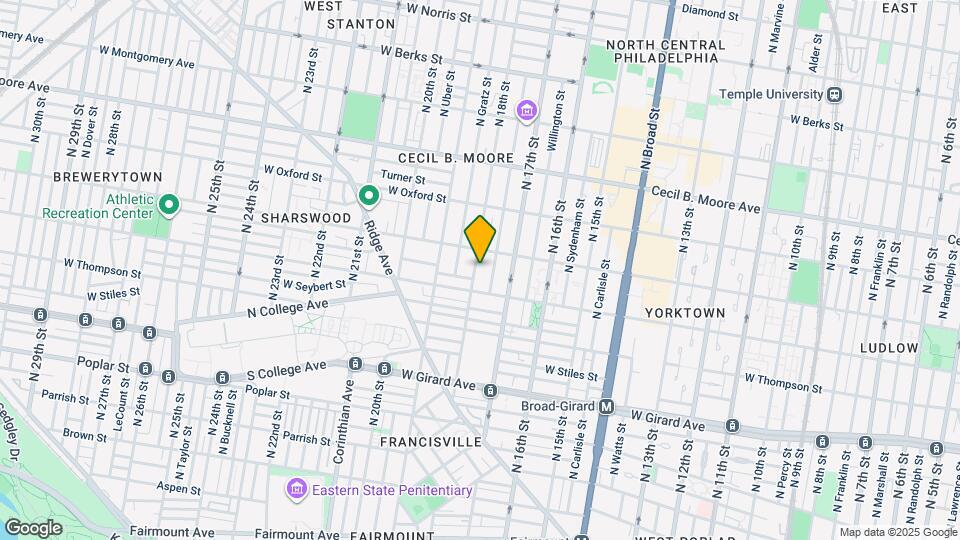 1415 N 18th St Map and Location Details