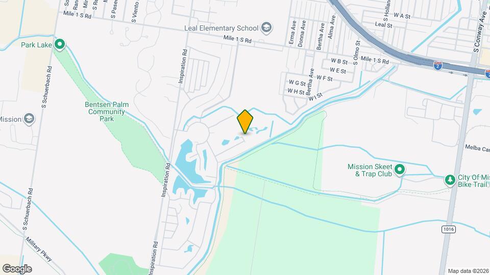 1525 Oasis Dr Mapa y Detalles de la Ubicación