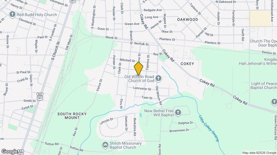 1425 Hargrove St Map and Location Details
