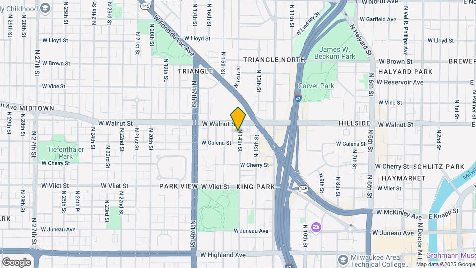 1623 N 14th St Map and Location Details