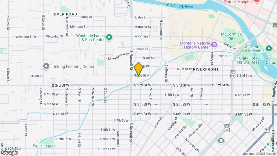 1409 S 2nd St W Map and Location Details