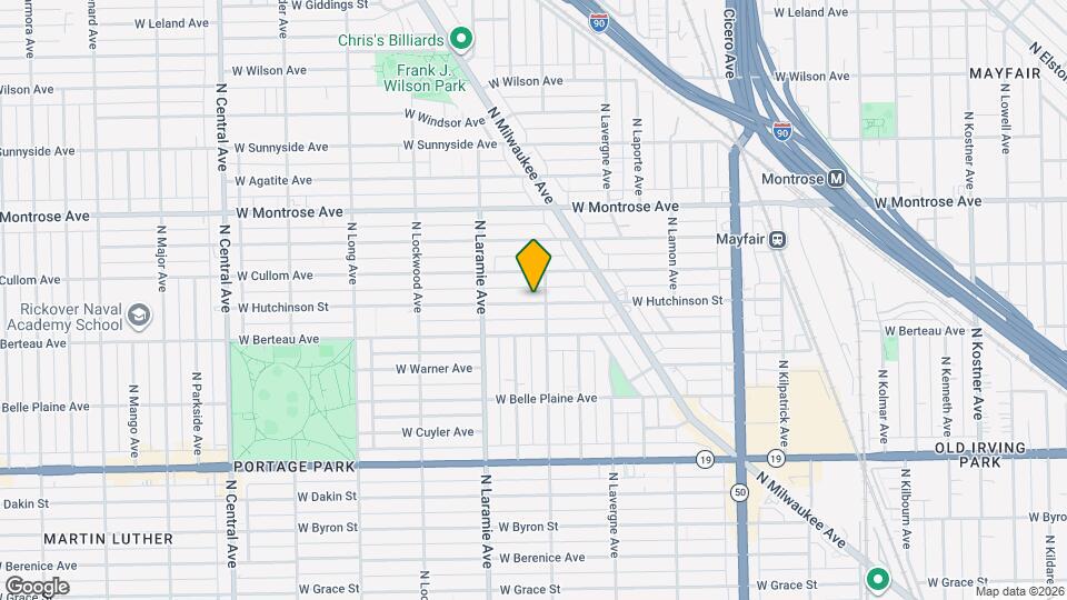 5110 W Hutchinson St Map and Location Details