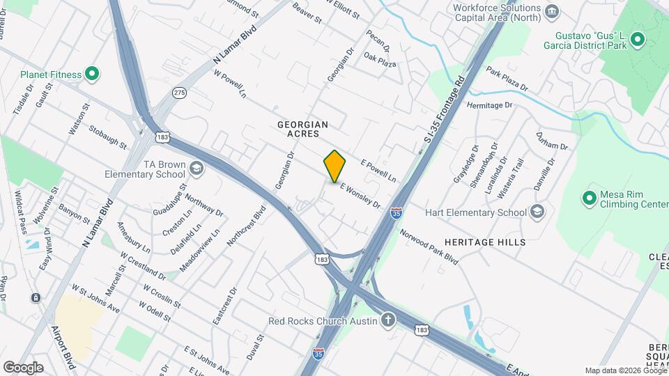 8033 Gessner Dr Map and Location Details