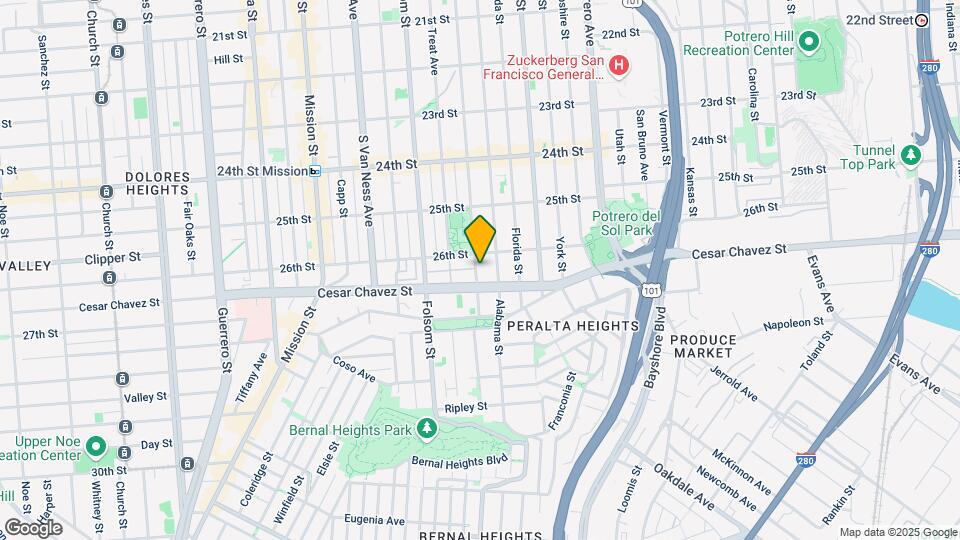 3039 Harrison St Mapa y Detalles de la Ubicación