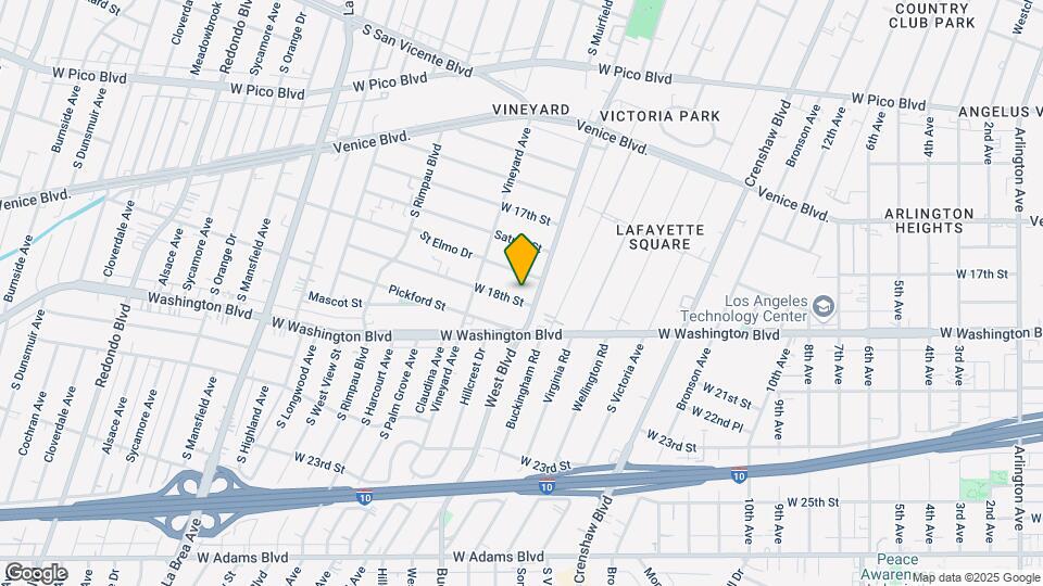 4517 W 18th St Map and Location Details