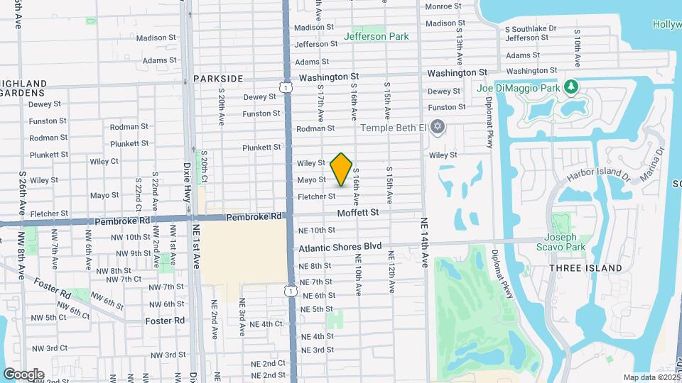 1623 Fletcher St Map and Location Details