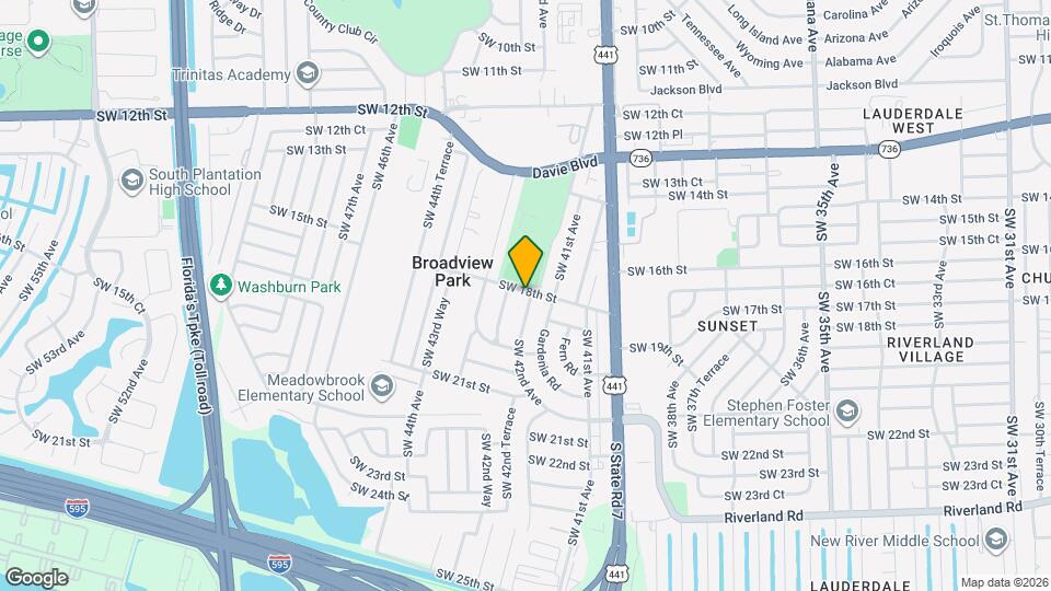 4200 SW 18th St Map and Location Details