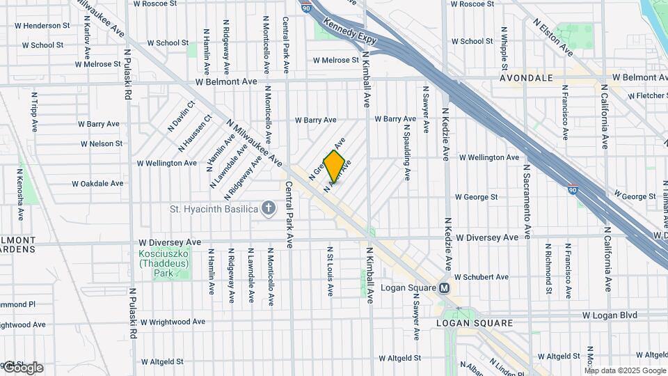 2921 N Allen Ave Map and Location Details