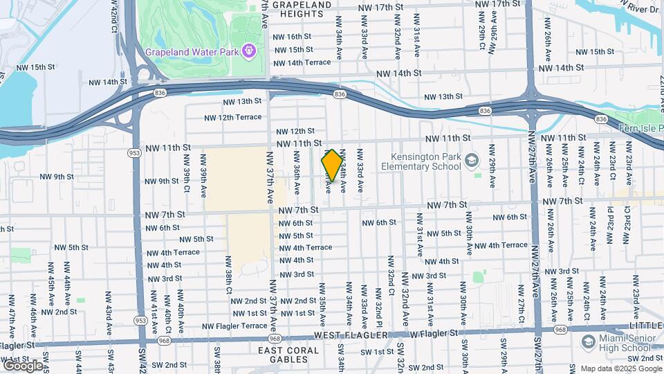 801 NW 35th Ave Map and Location Details